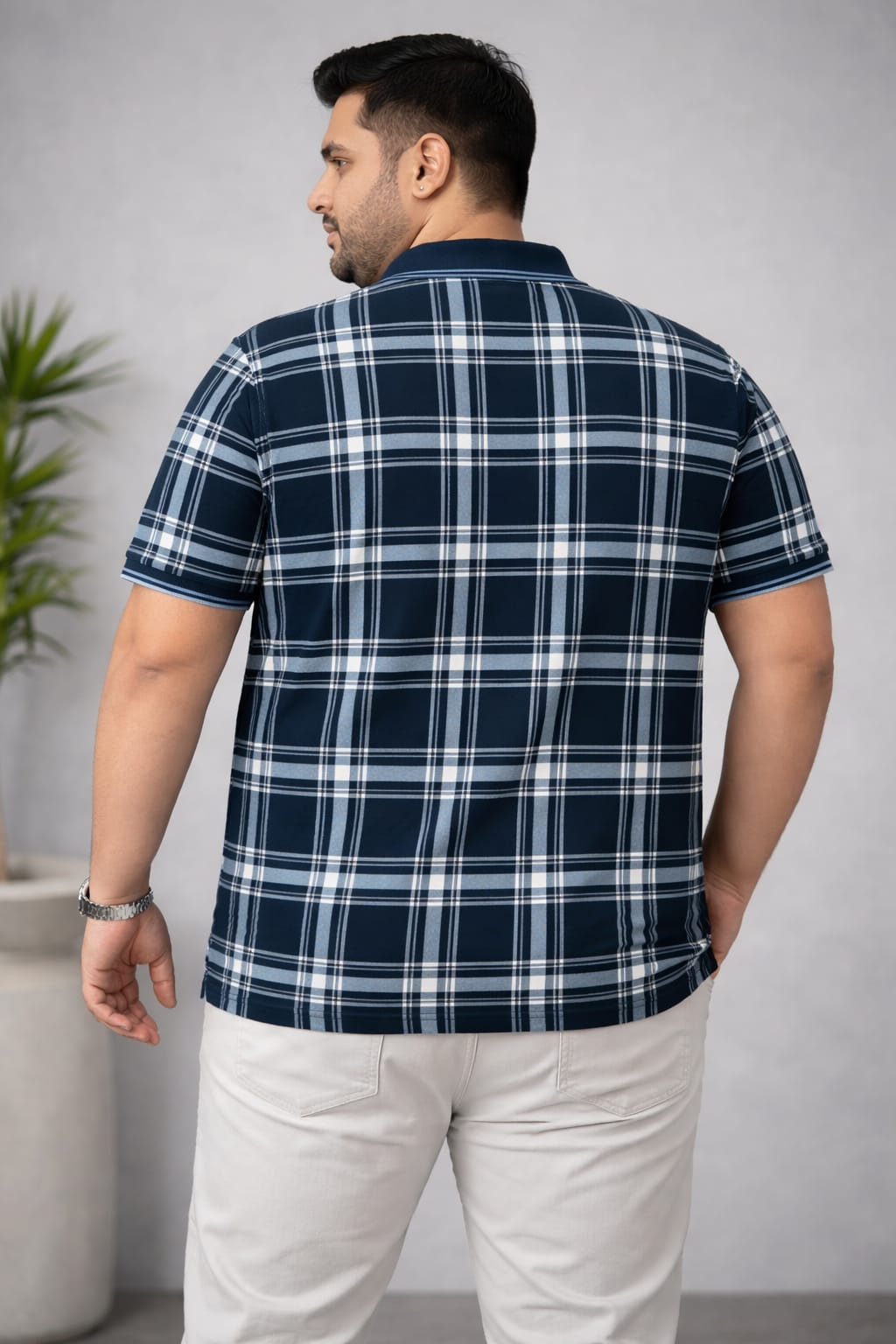 Austivo Men's Polo Neck T-shirt