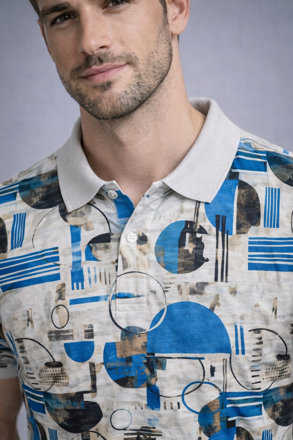 Austin Wood Solid Polo T-shirt