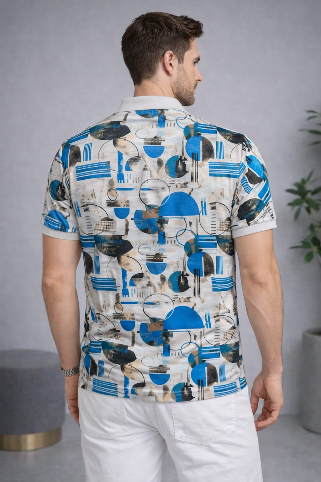 Austin Wood Solid Polo T-shirt