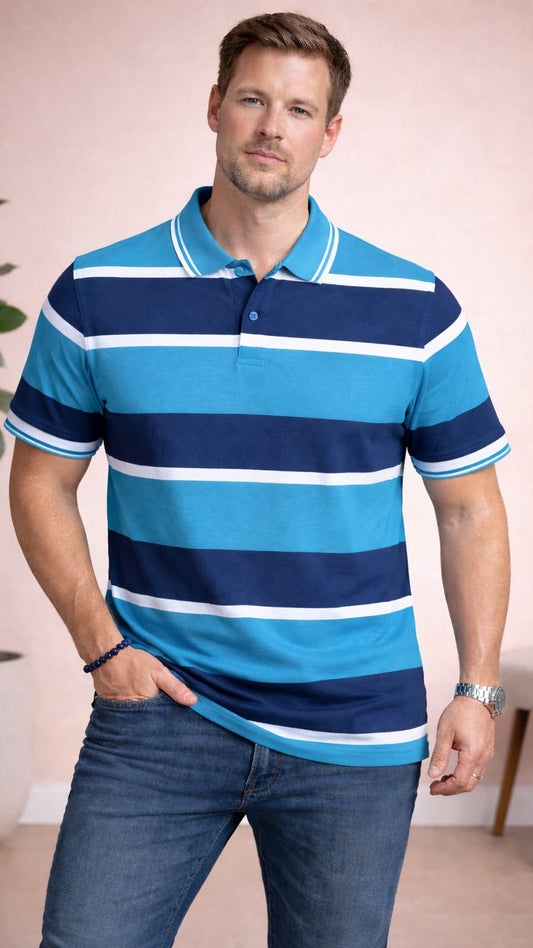 Austin Wood Solid Polo T-shirt
