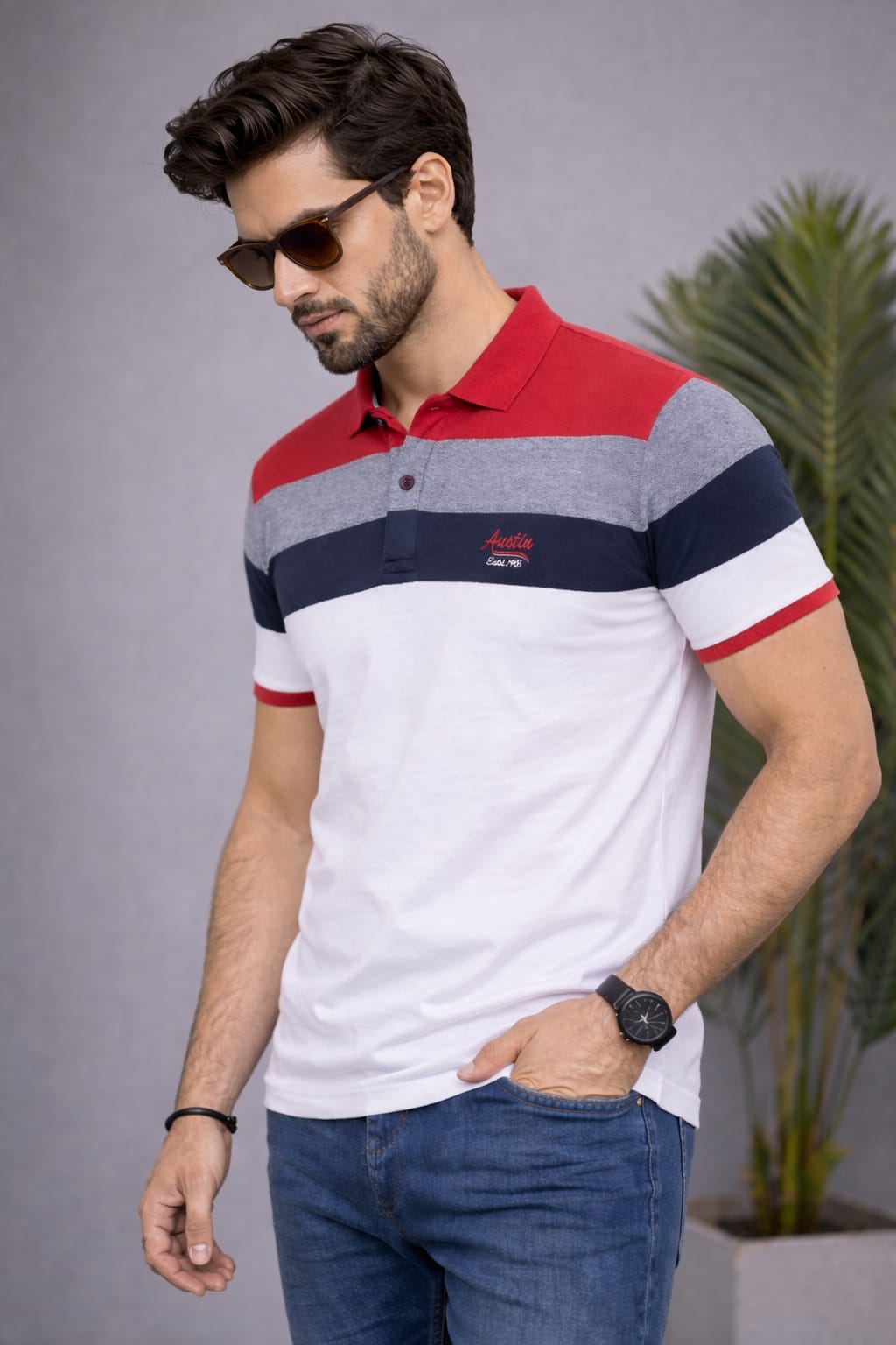 Austin Wood Polo T-shirt