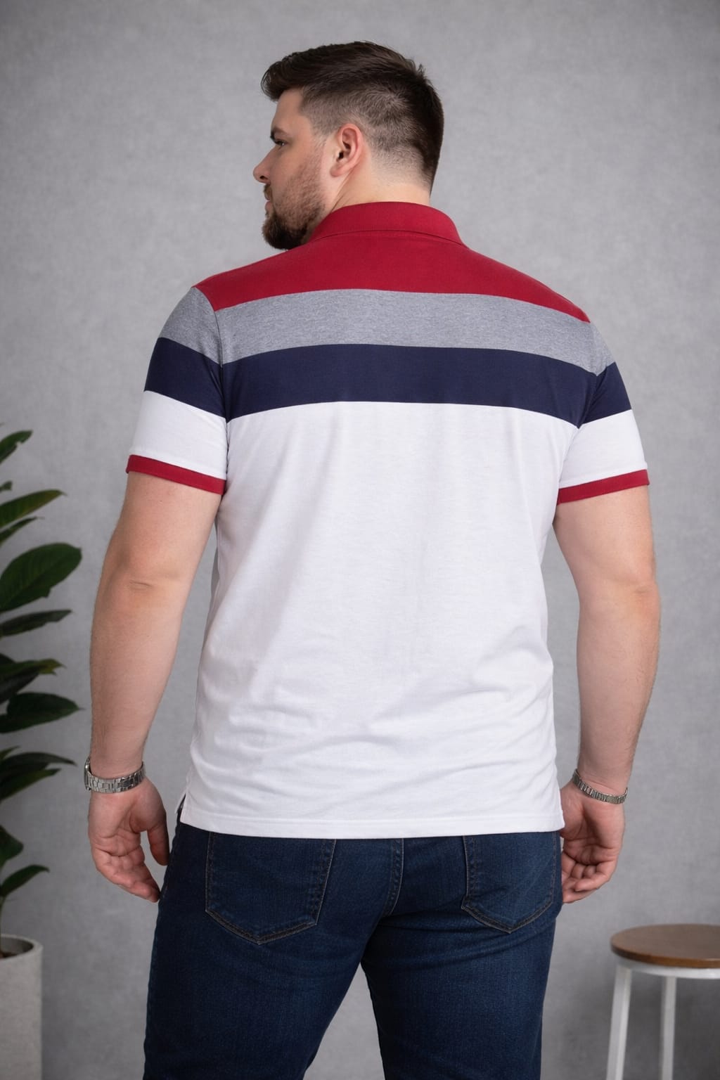 Austivo Men's  Polo Neck T-shirt