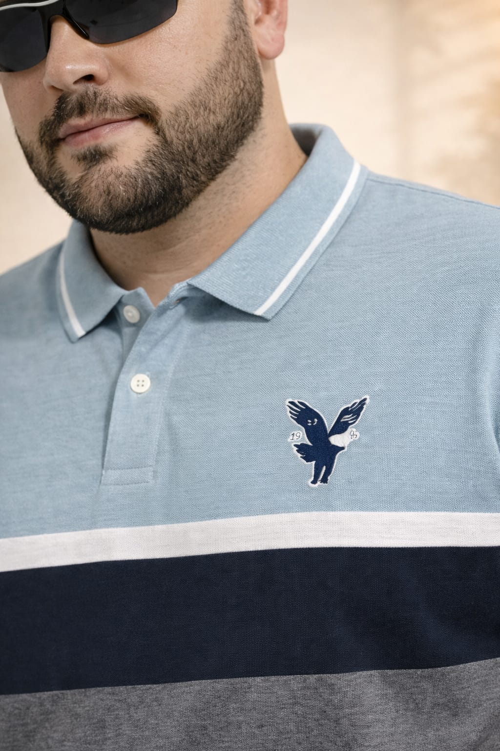 Austivo Men's  Polo Neck T-shirt