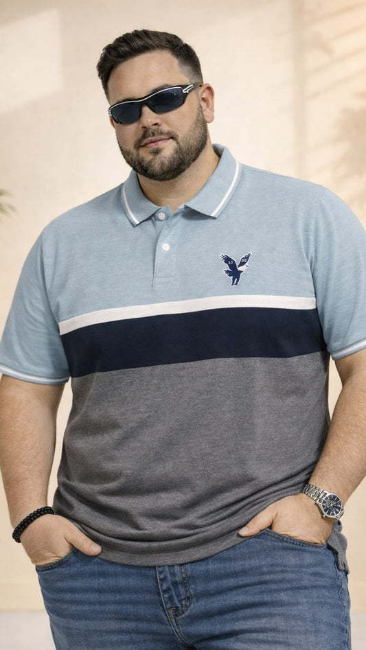 Austivo Men's  Polo Neck T-shirt