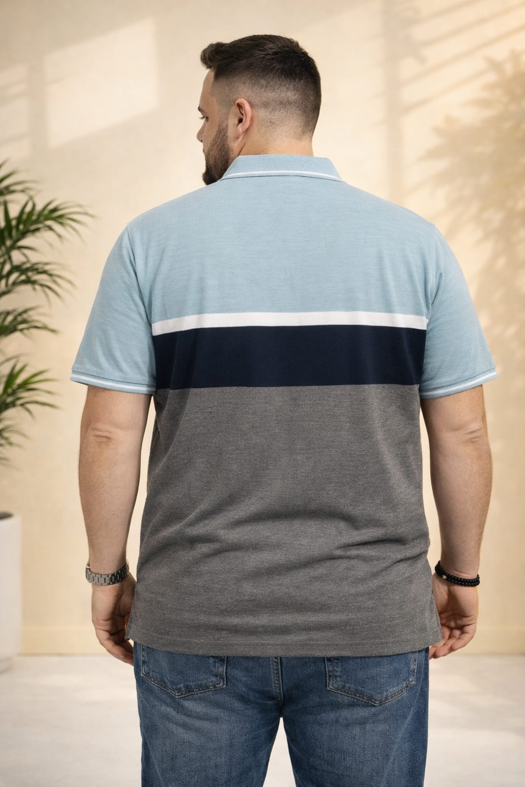 Austivo Men's  Polo Neck T-shirt