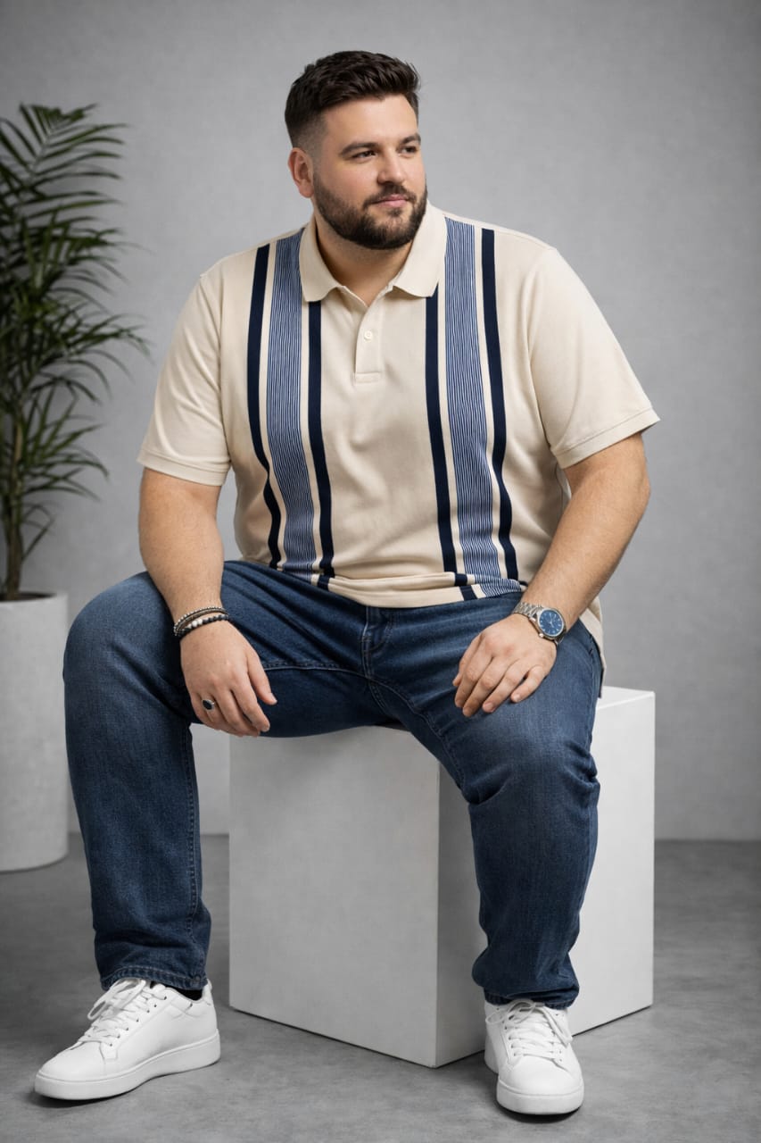 Austivo Men's  Polo Neck T-shirt
