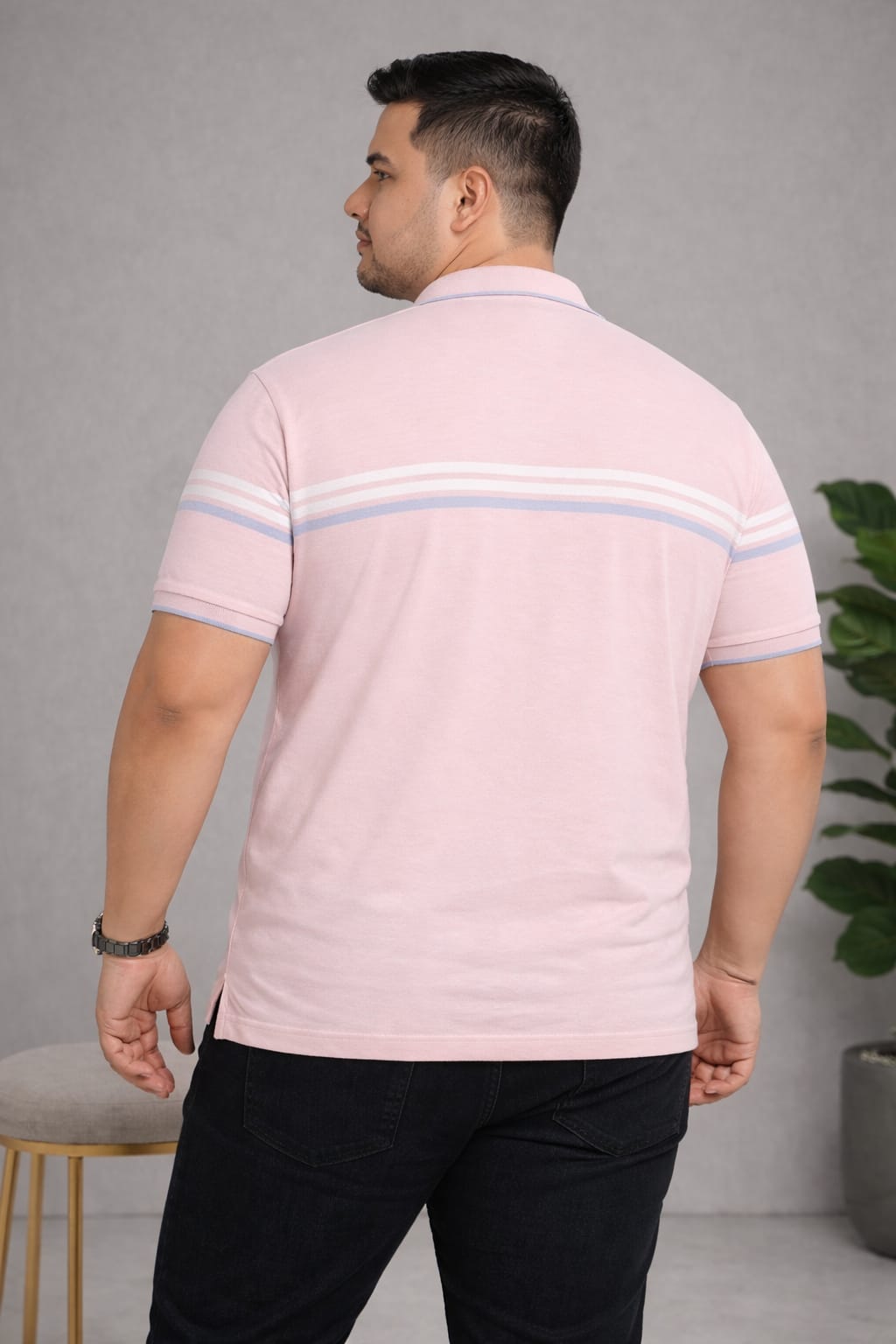 Austivo Men Polo Neck Multicolor T-Shirt