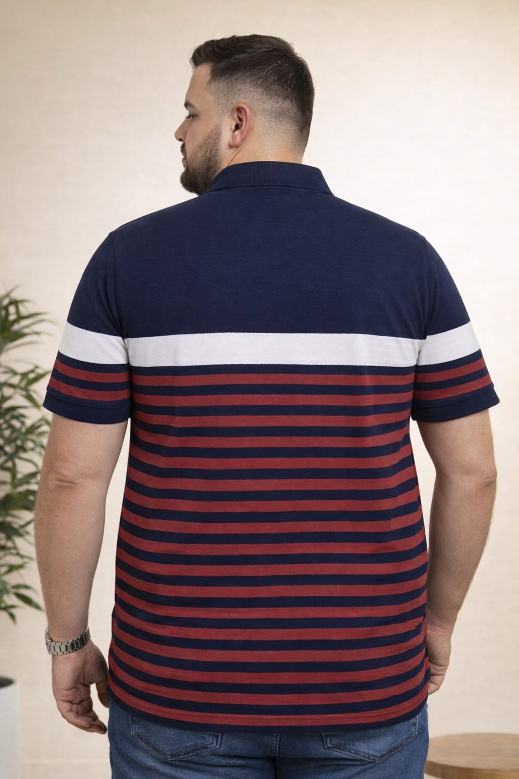 Austivo Men's  Polo Neck T-shirt