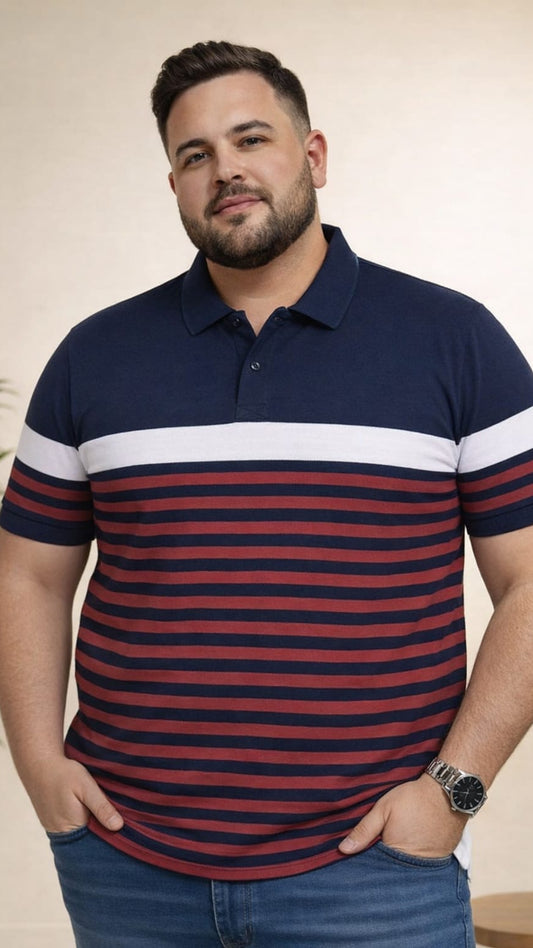 Austivo Men's  Polo Neck T-shirt