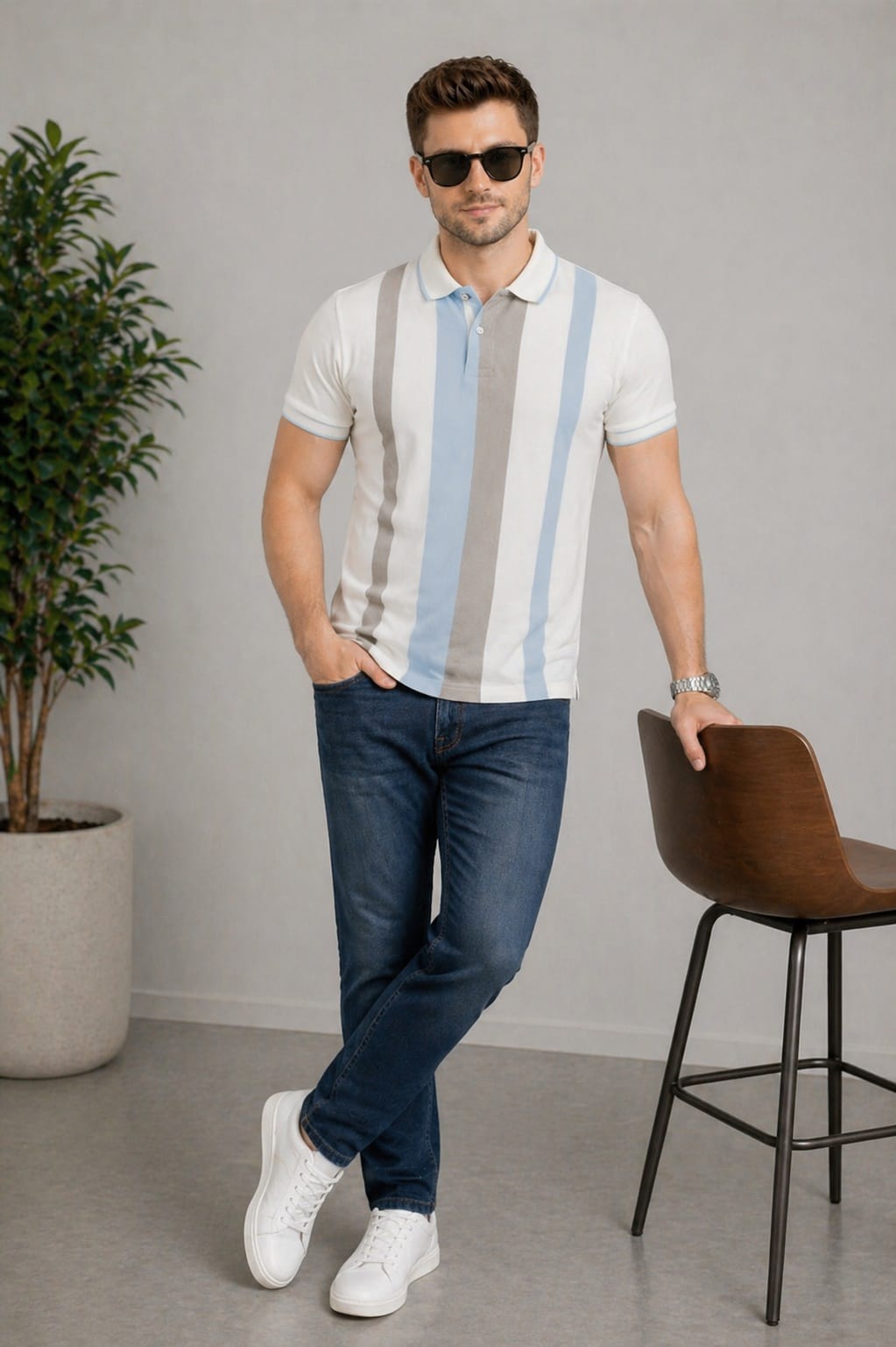 Austin Wood Polo T-shirt