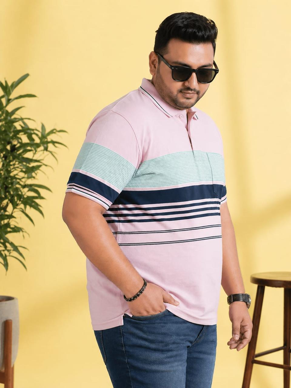 Austivo Men's Polo Neck T-shirt