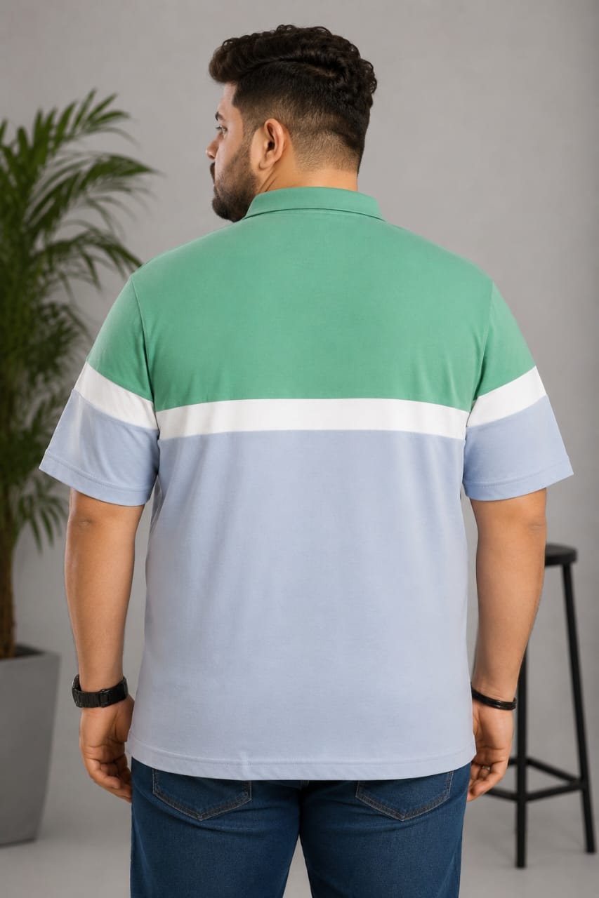 Men’s Plus Size Pocket Polo T-Shirt
