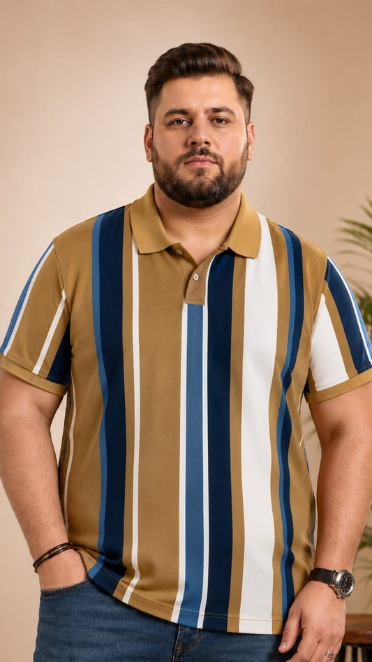 Men’s Plus Size Polo T-Shirt