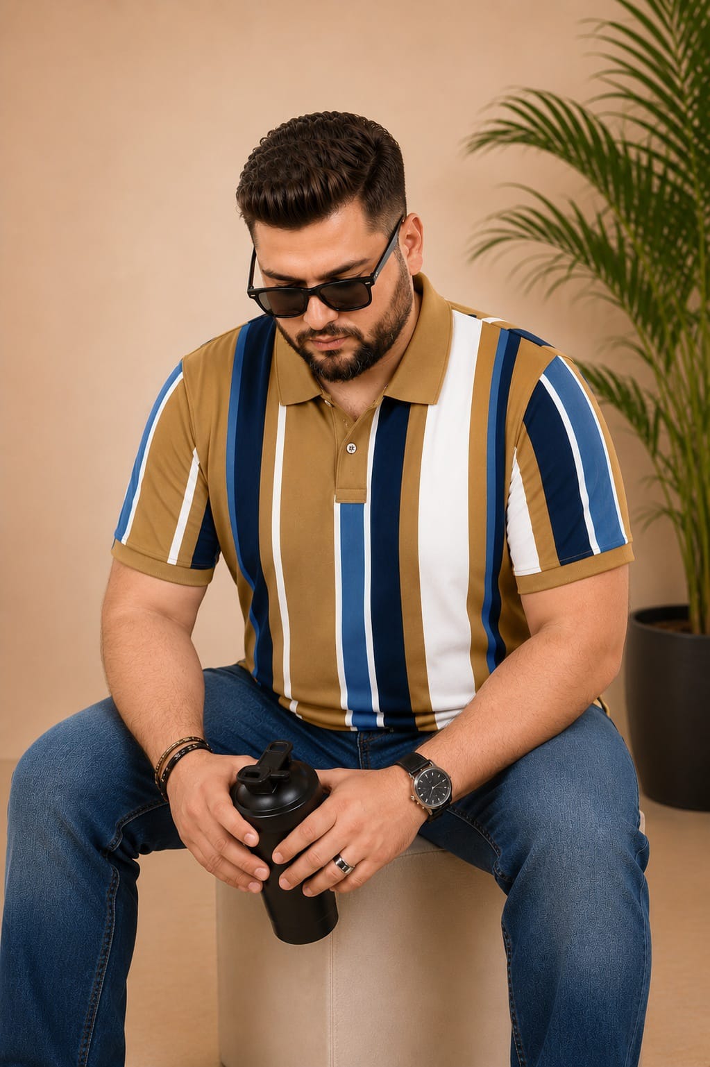 Men’s Plus Size Polo T-Shirt
