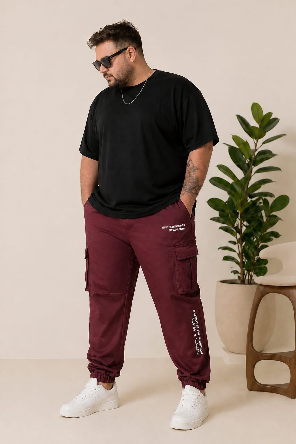 AUSTIVO Men’s Plus Size Cargo Pants