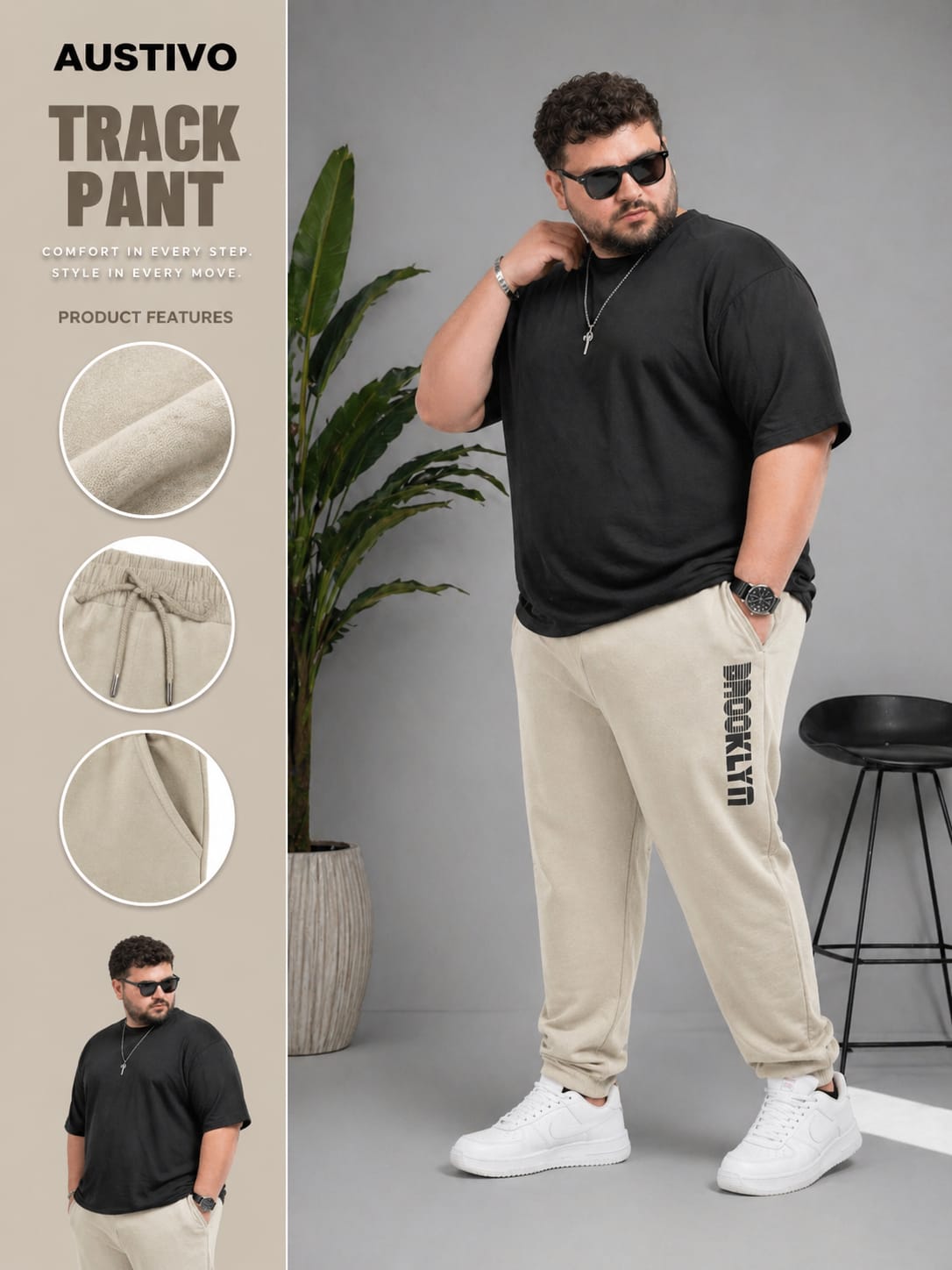 Austivo Men Track Pants