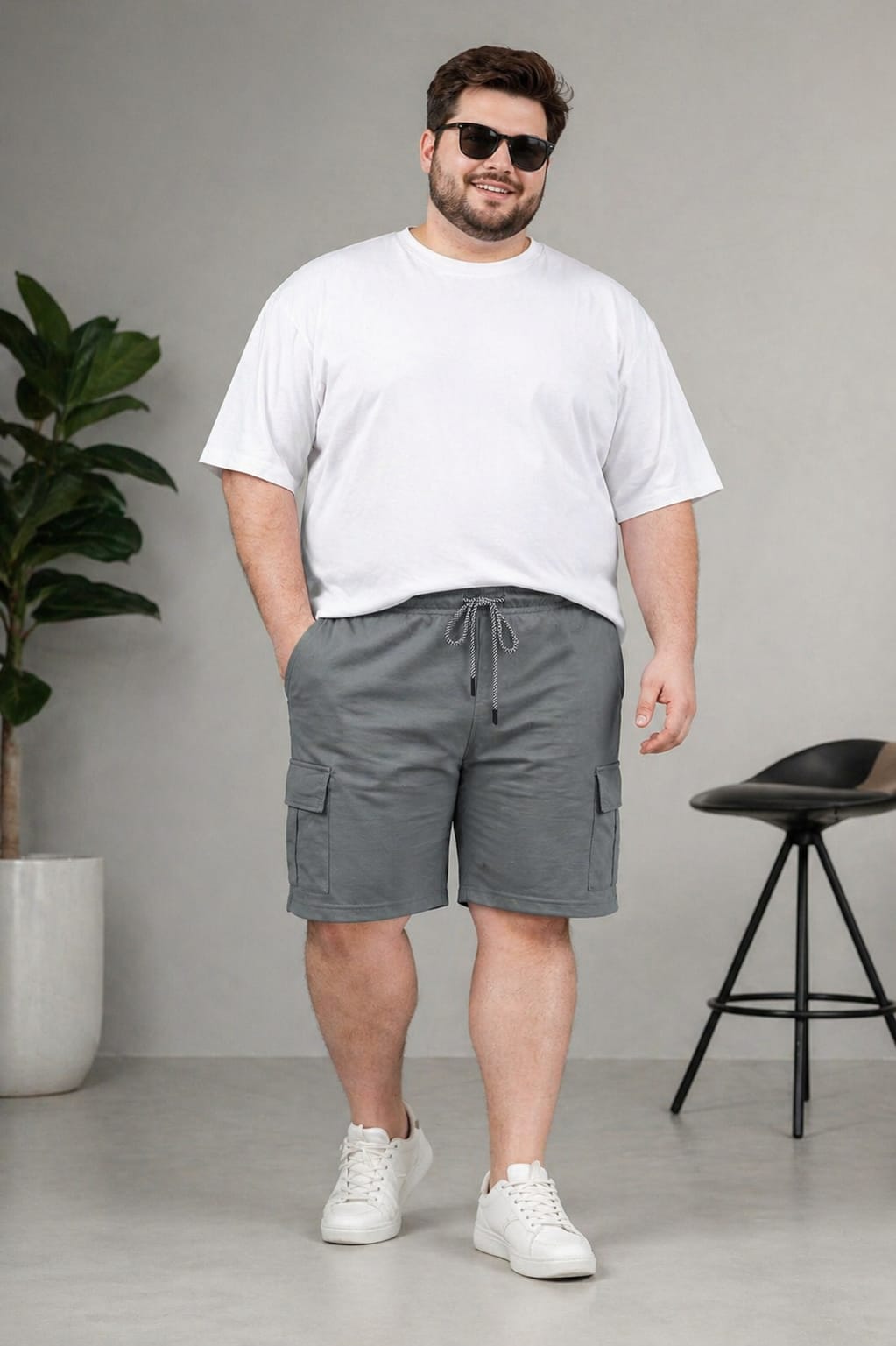 AUSTIVO Men’s Plus Size Shorts