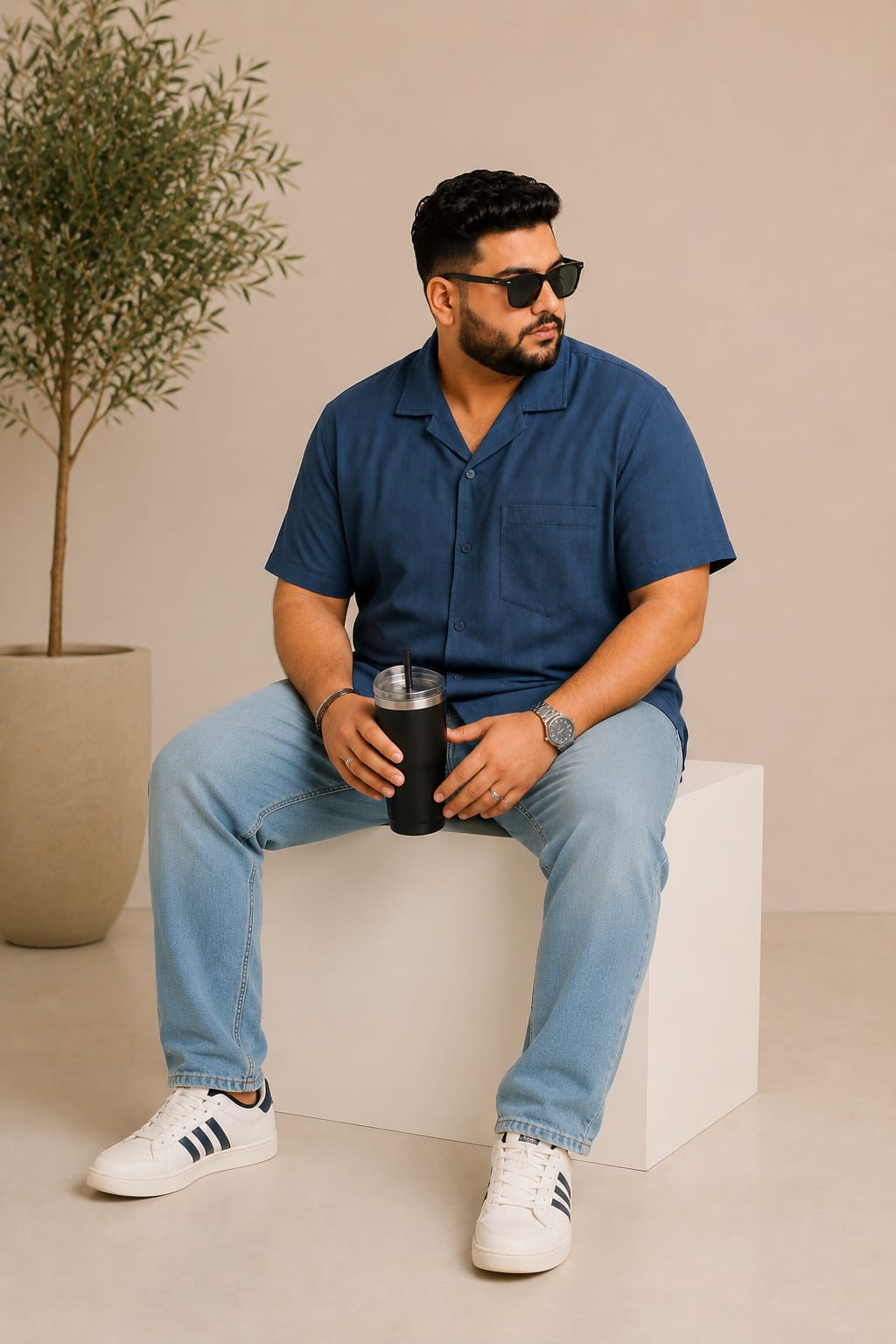 Austivo Men Plus Size Shirt