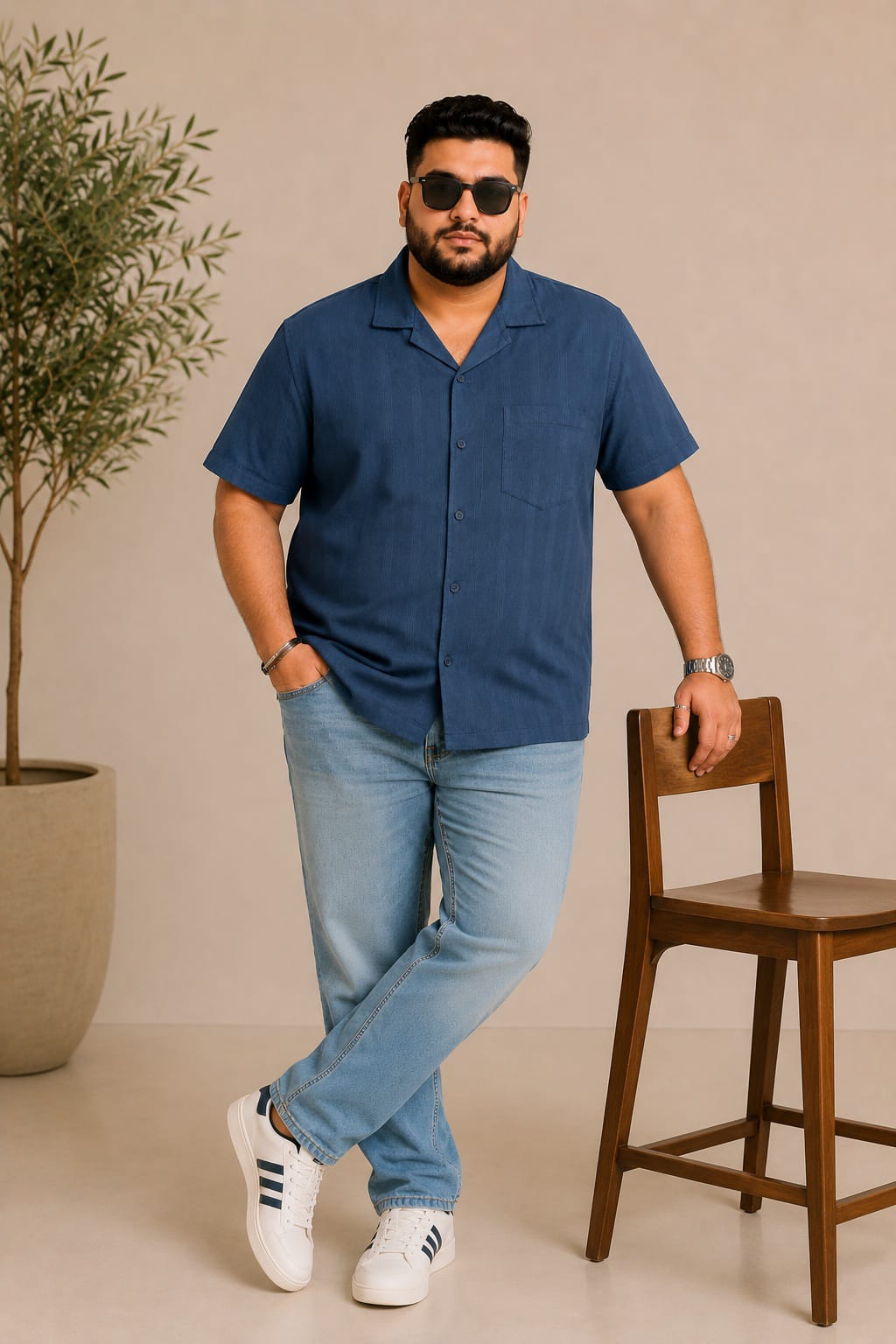 Austivo Men Plus Size Shirt