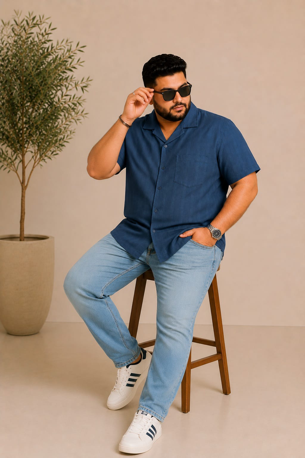 Austivo Men Plus Size Shirt