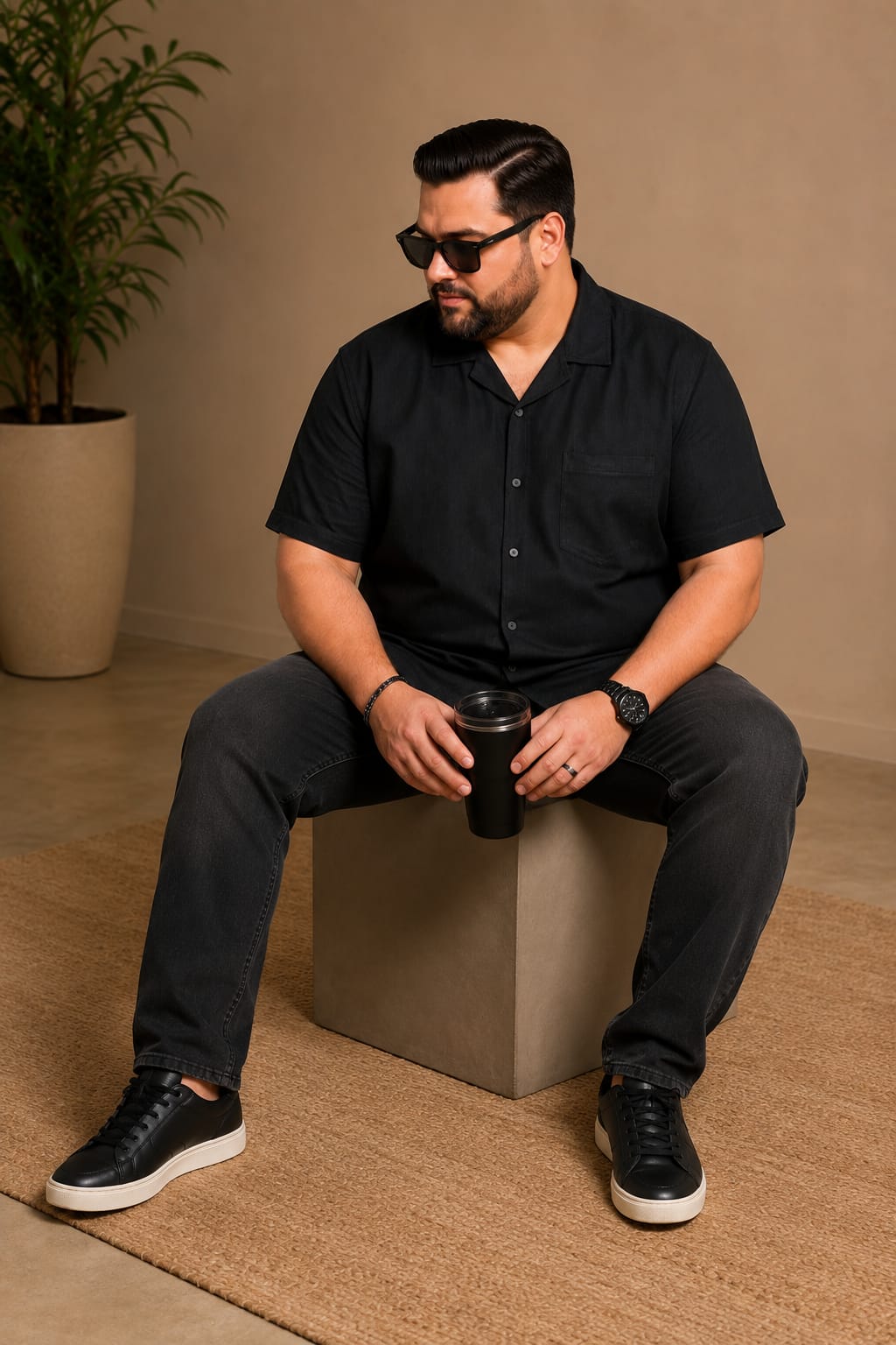 Austivo Men Plus Size Shirt