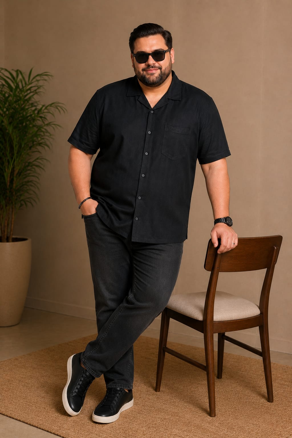 Austivo Men Plus Size Shirt