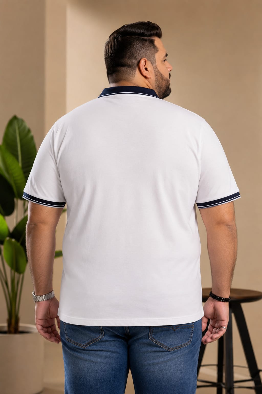 Austivo Men's Polo Neck T-shirt