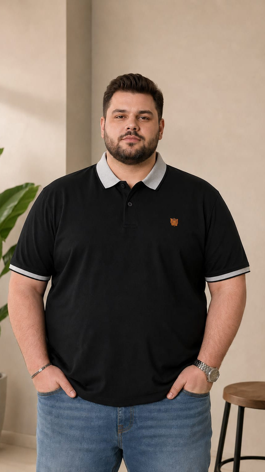 Austivo Men's Polo Neck T-shirt