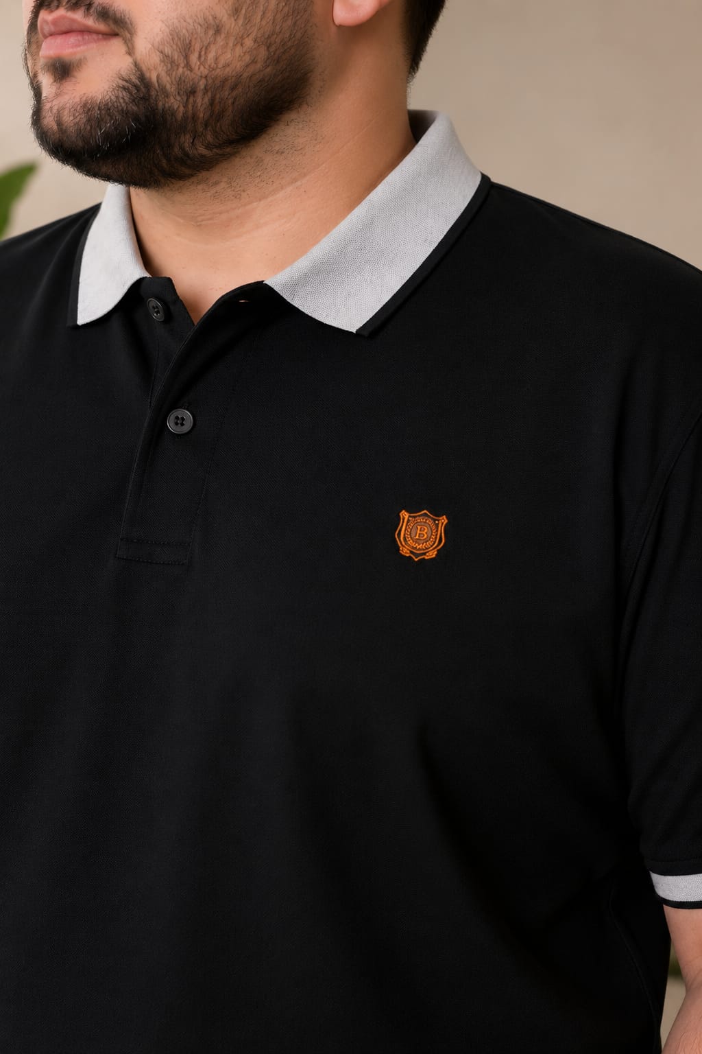 Austivo Men's Polo Neck T-shirt