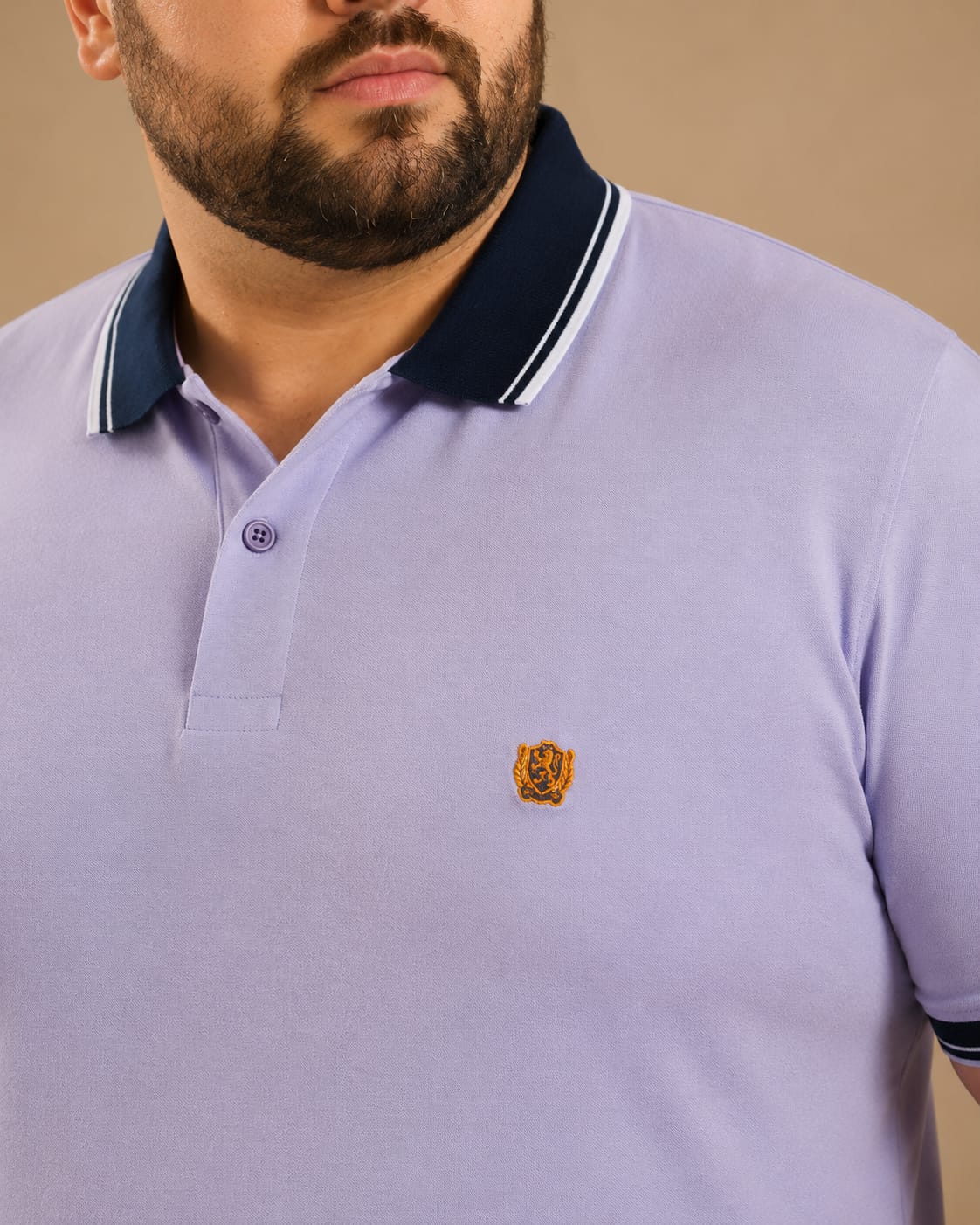 Austivo Men's Polo Neck T-shirt