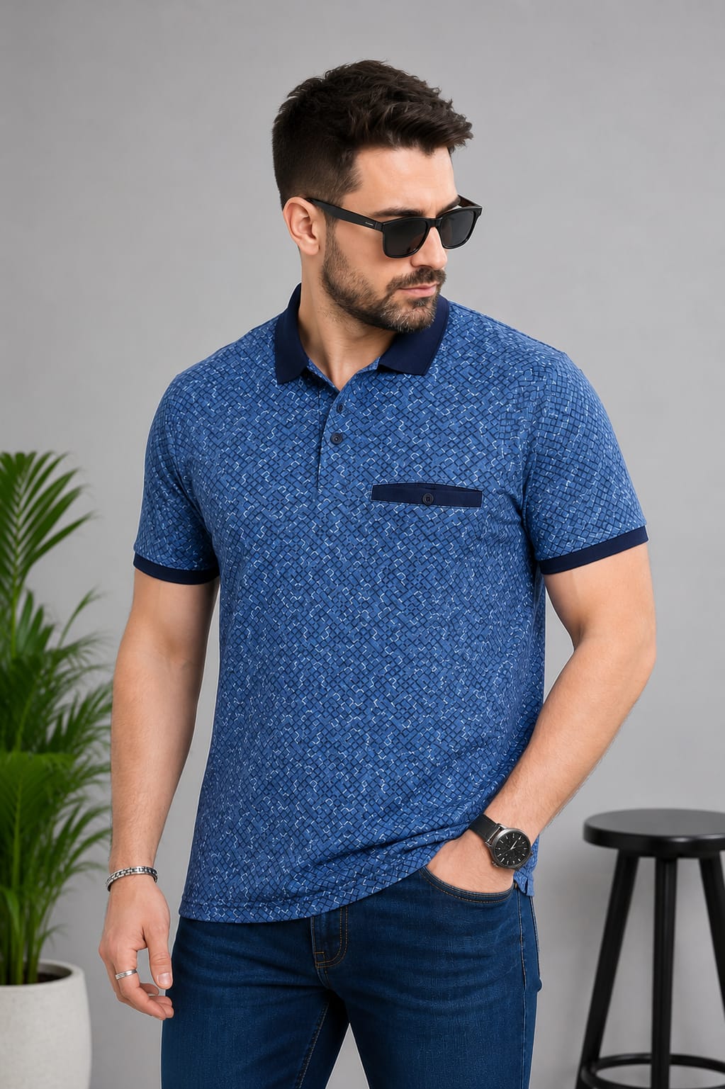 Austin Wood Polo T-shirt