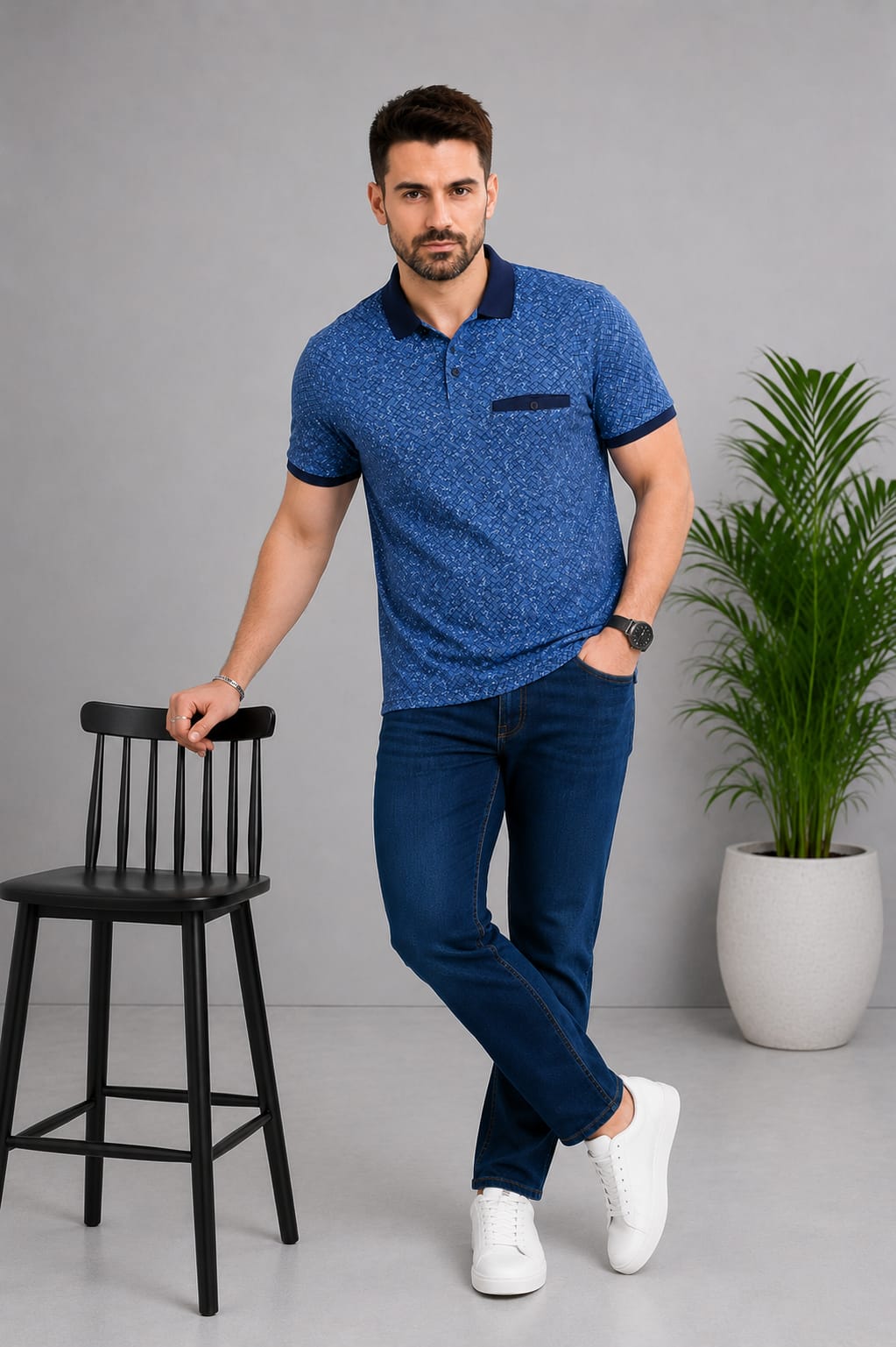 Austin Wood Polo T-shirt
