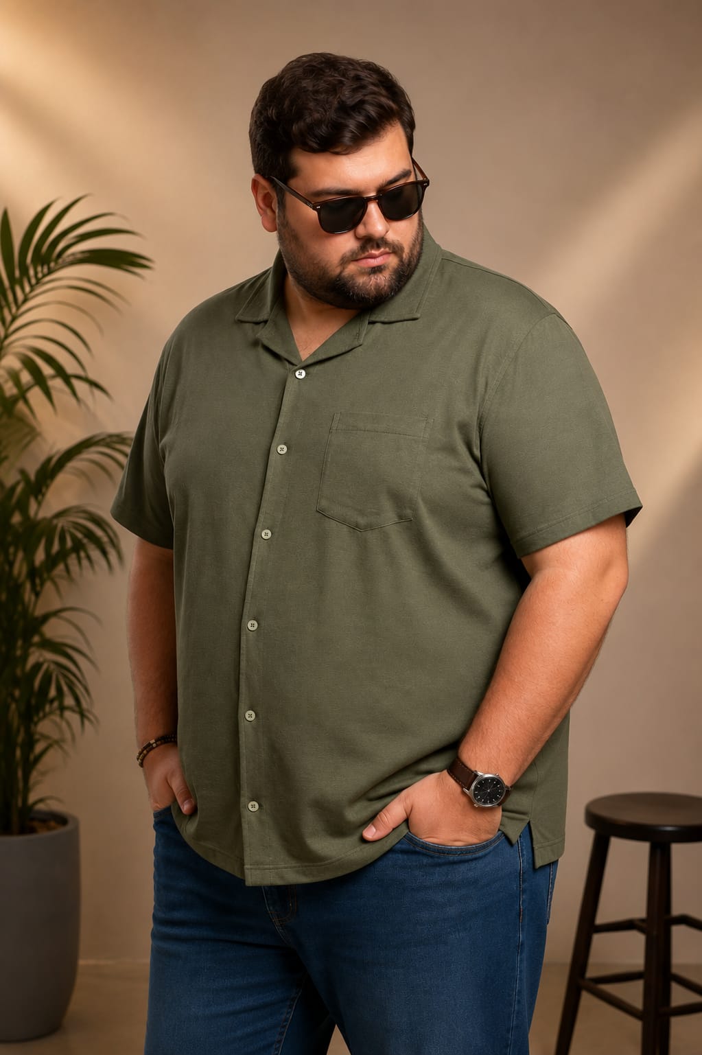 Austivo Men Plus Size Shirt