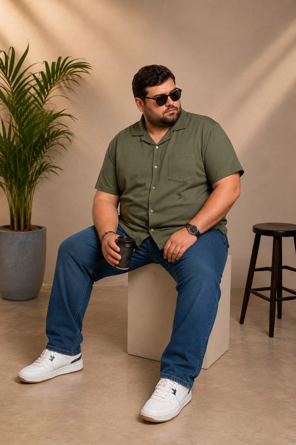 Austivo Men Plus Size Shirt