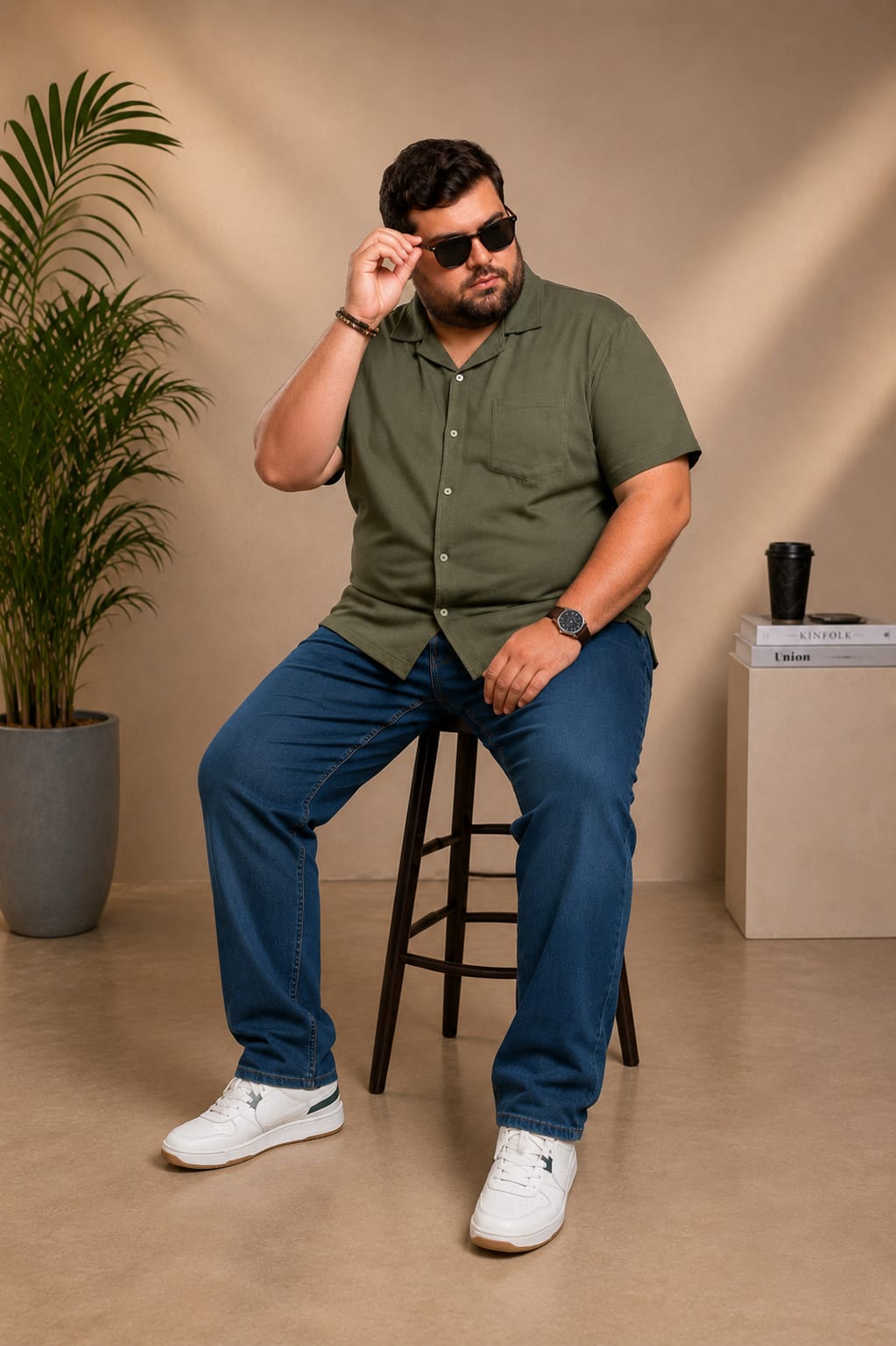 Austivo Men Plus Size Shirt