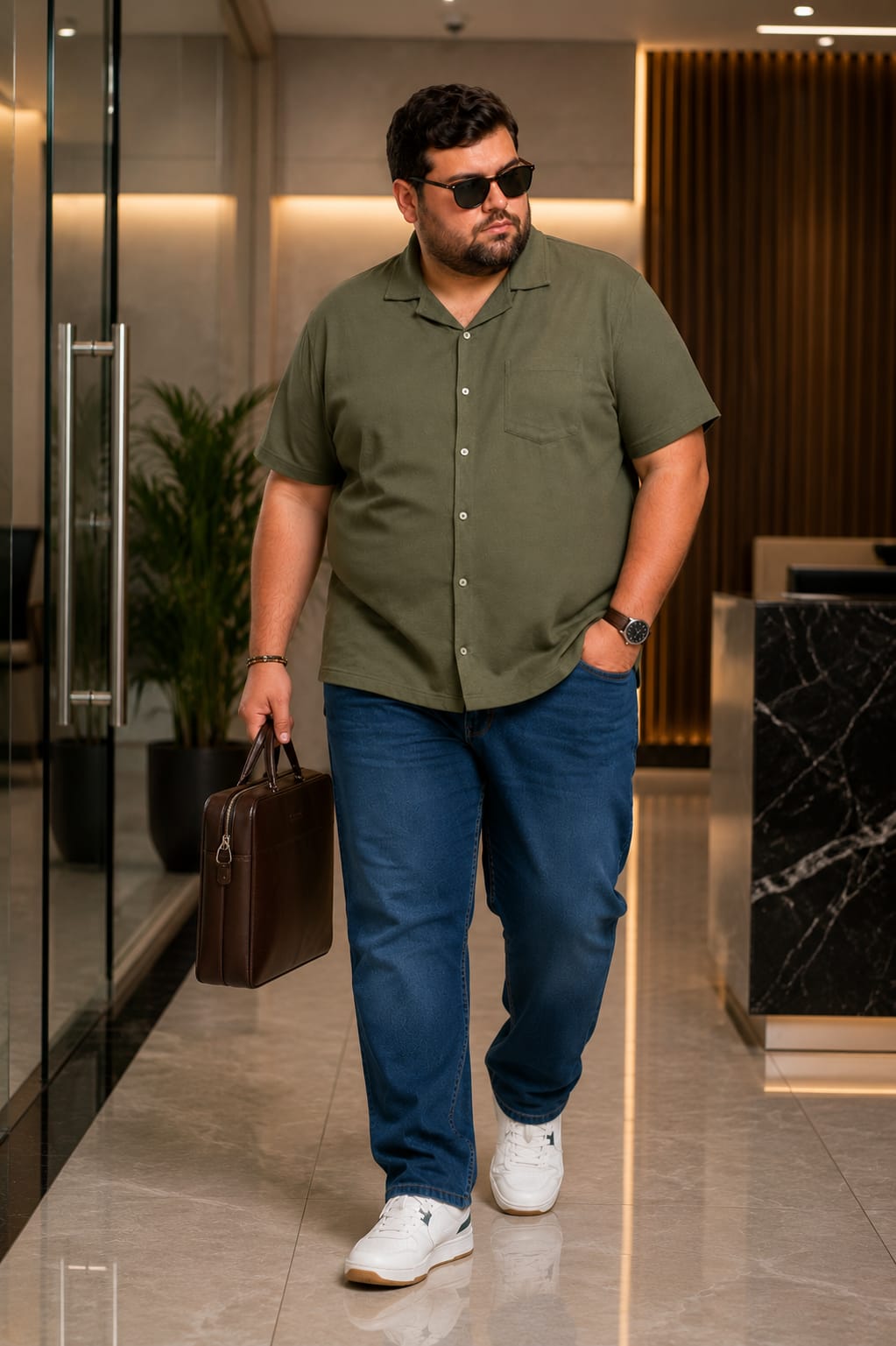 Austivo Men Plus Size Shirt