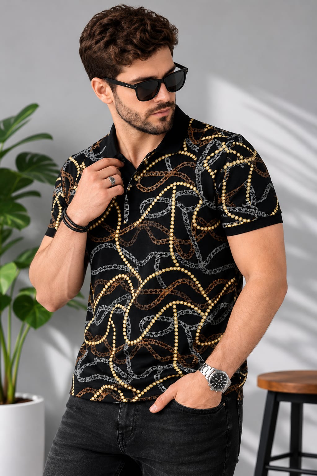 Austin Wood Polo T-shirt
