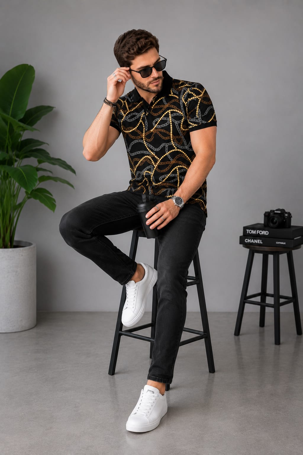 Austin Wood Polo T-shirt