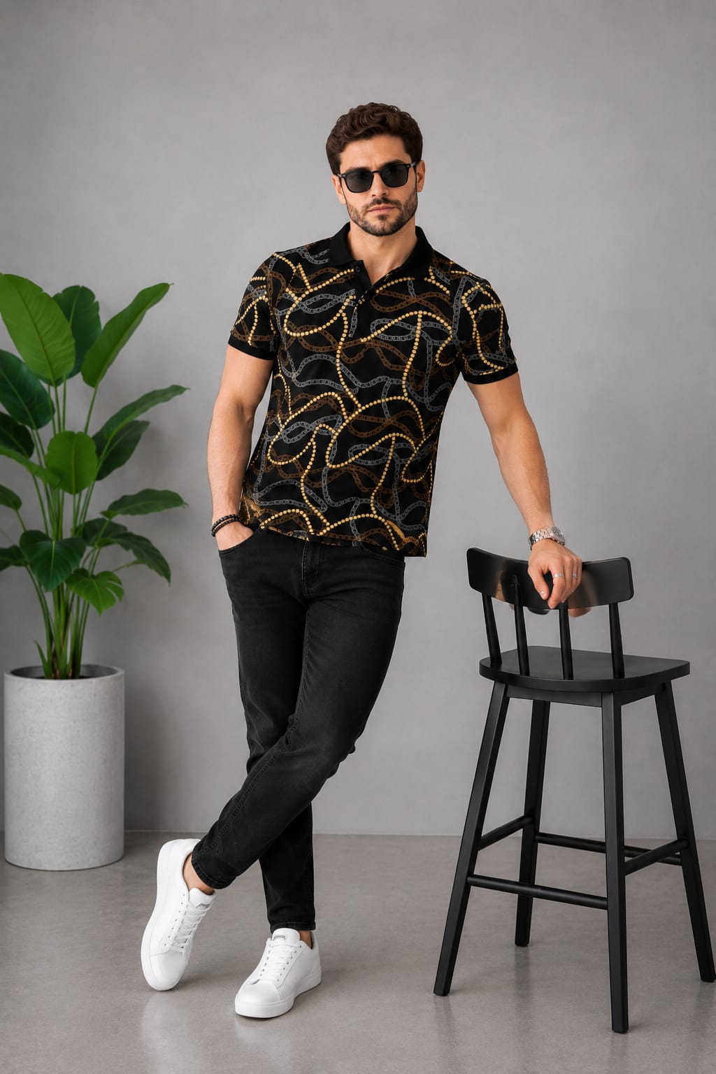 Austin Wood Polo T-shirt
