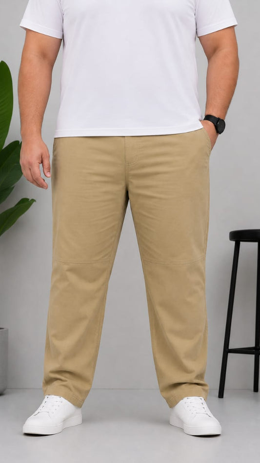 AUSTIVO Premium Men’s Plus Size 100% Cotton Cargo Pants