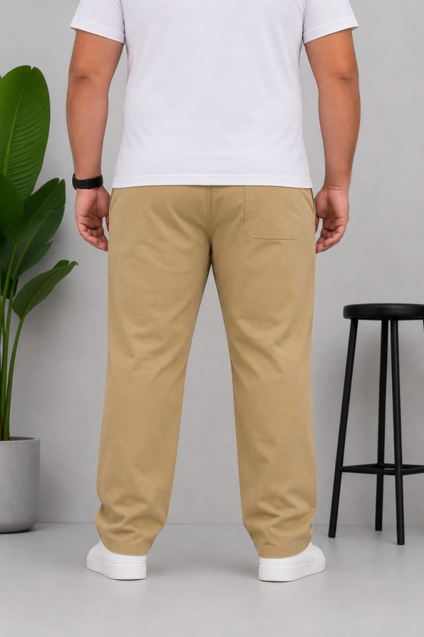 AUSTIVO Premium Men’s Plus Size 100% Cotton Cargo Pants