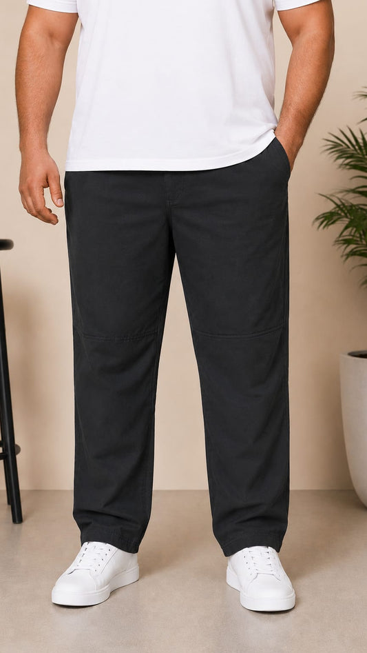 AUSTIVO Premium Men’s Plus Size 100% Cotton Cargo Pants