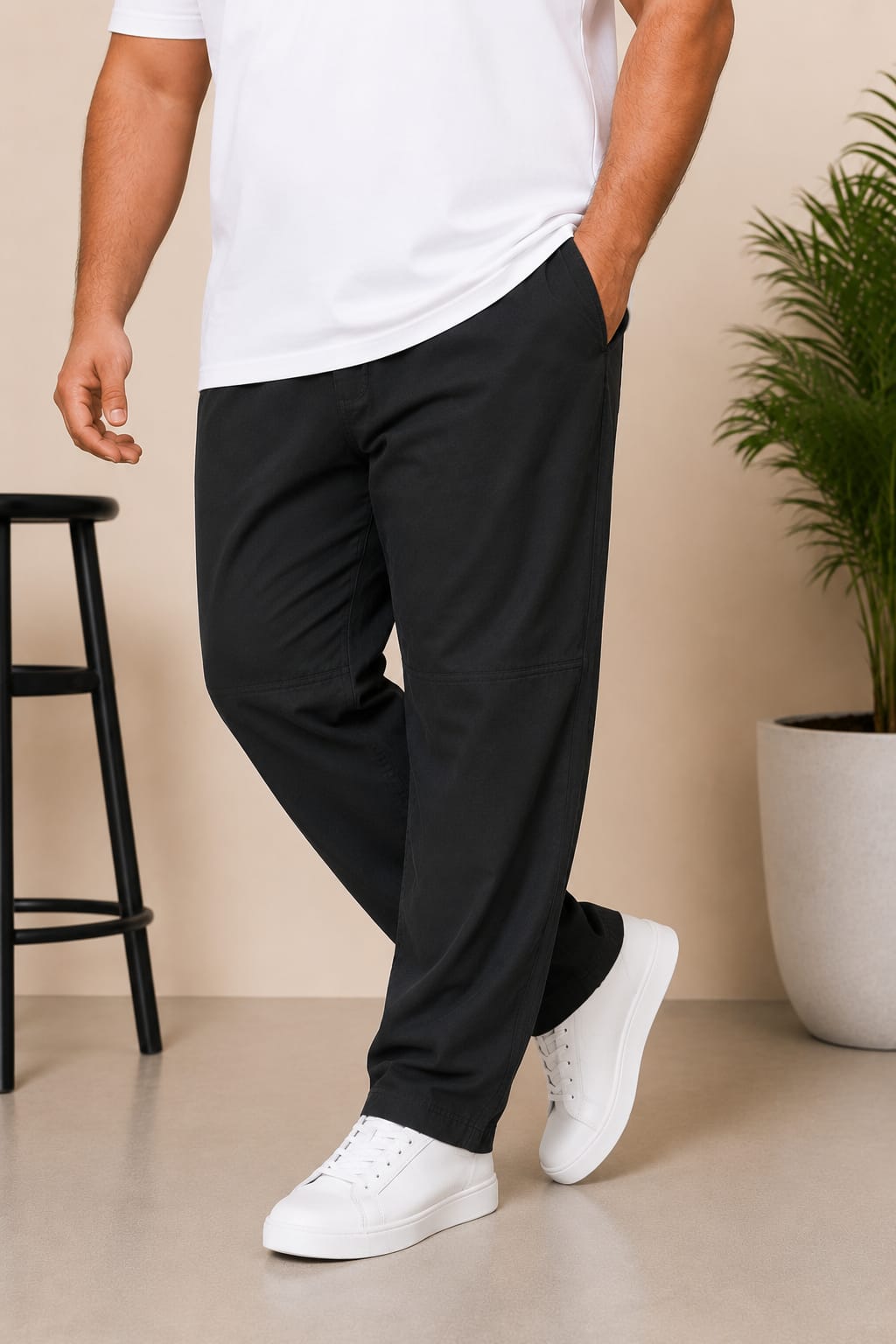 AUSTIVO Premium Men’s Plus Size 100% Cotton Cargo Pants