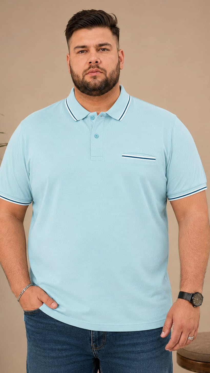 Austivo Men's  Polo Neck T-shirt