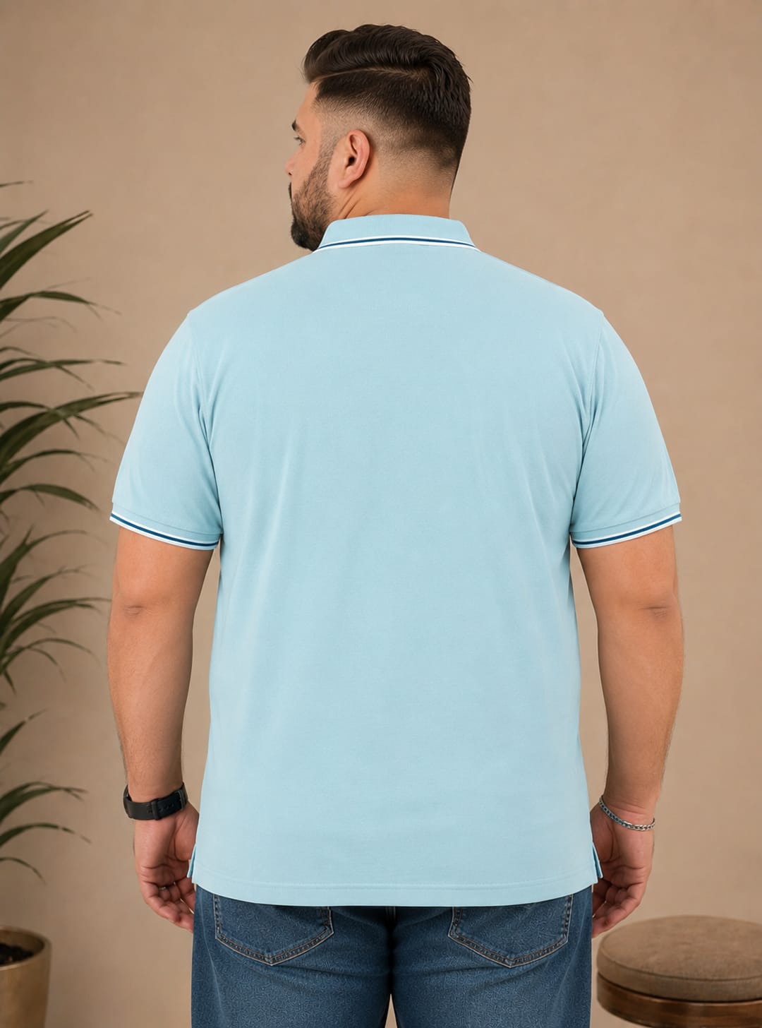 Austivo Men's  Polo Neck T-shirt