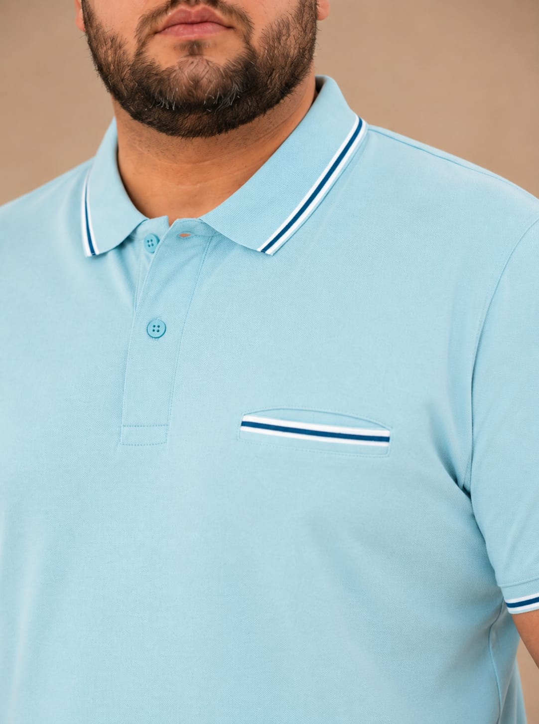 Austivo Men's  Polo Neck T-shirt