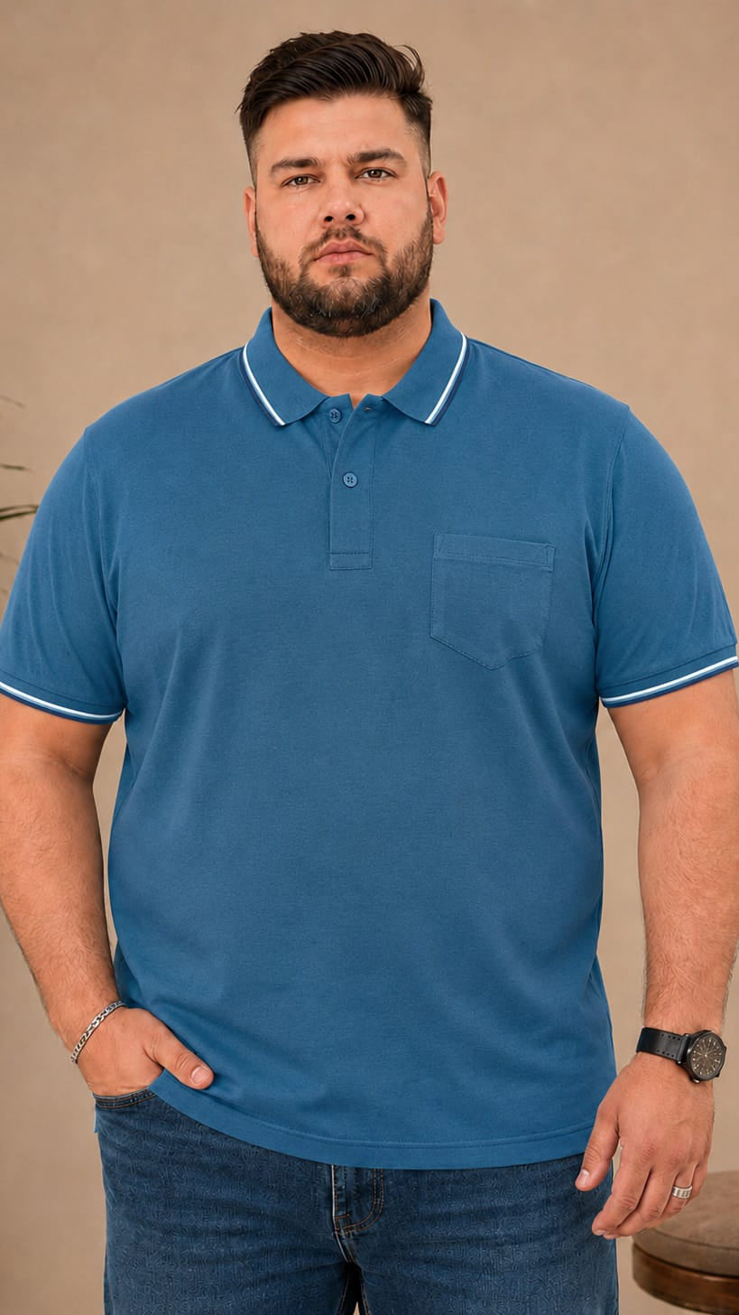 Austivo Men's  Polo Neck T-shirt