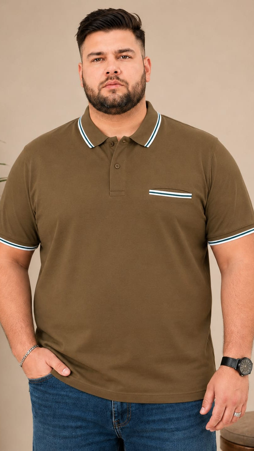 Austivo Men's  Polo Neck T-shirt