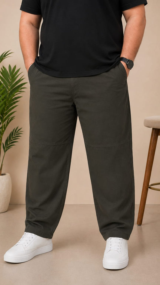 AUSTIVO Premium Men’s Plus Size 100% Cotton Cargo Pants