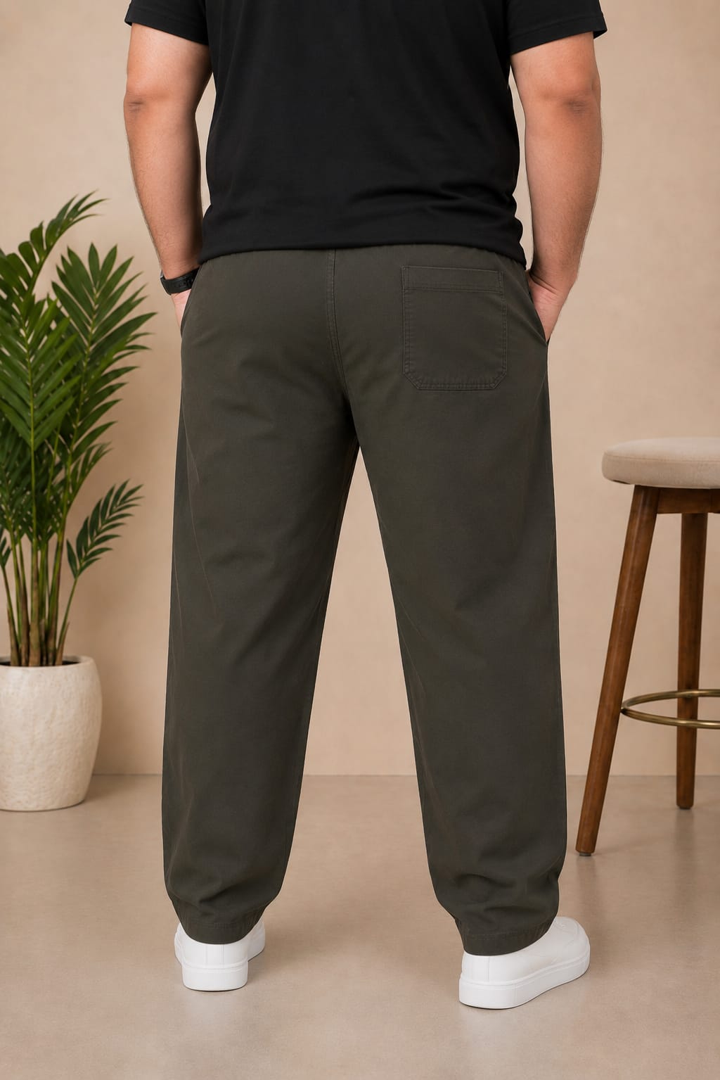 AUSTIVO Premium Men’s Plus Size 100% Cotton Cargo Pants